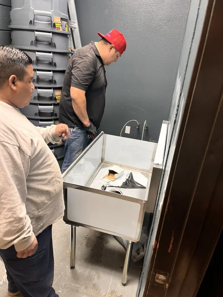 Commercial plumbing and sink installation in Dacula