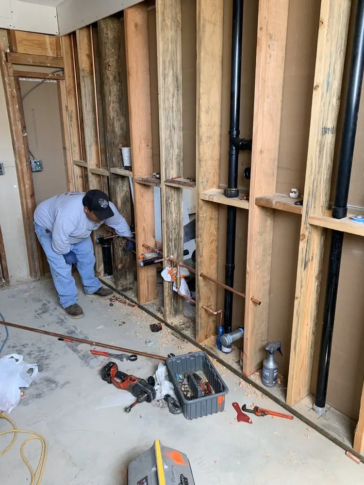 Commercial rough-in plumbing for Commercial Plumbing in Dacula